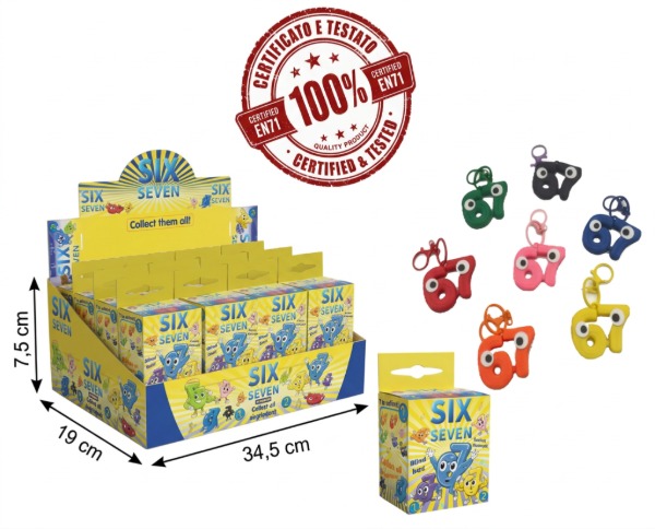 Six seven- 67 Portachiavi 3D 6cm – 7ass In Blind Box – In espo da 24pz…x432